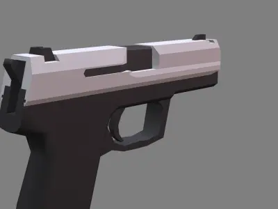 Heckler and Koch USP Low-poly 3D model