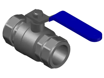 Ball valve 3D model shop