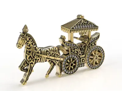 chaise Hip Hop Brooch 3D print model