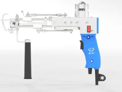  Riiai Tufting Gun Machine Cut Pile Loop Pile 2 in 1 AK-III Low-poly 3D model