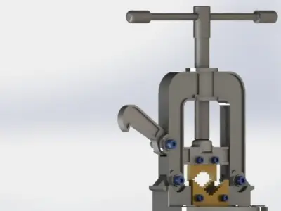 clamping mechanism 3D model
