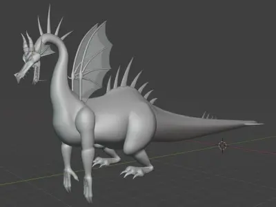 Maleficent Dragon Free 3D model