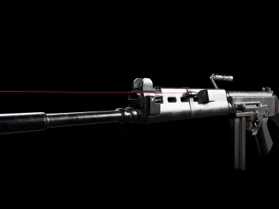 Parafall seven six two 3D model
