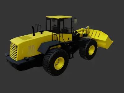 Wheel Loader Komatsu WA420 3D model
