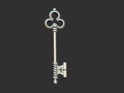 Old Key Pendant 3D print model