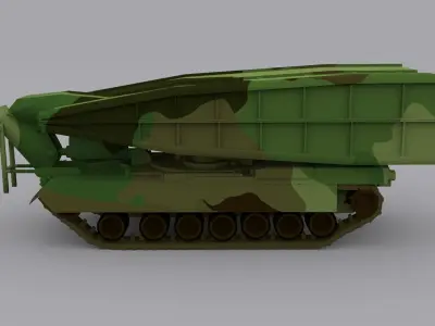 M60  Armoured  Vehicle Low-poly 3D model