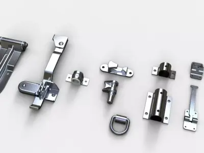 Container parts Free 3D model