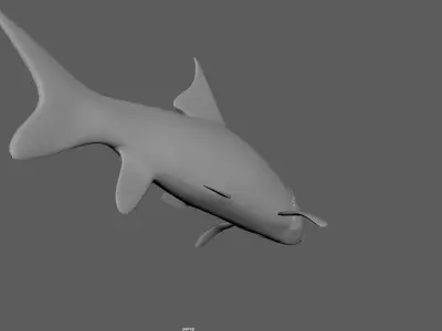Cartoon Fish Low-poly 3D model order