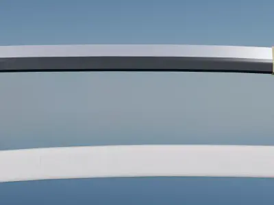 One Piece Katana Wado Ichimonji Low-poly 3D model