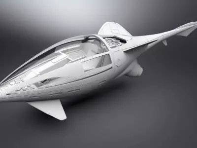 Seaquest Stinger Scale model 3D print model