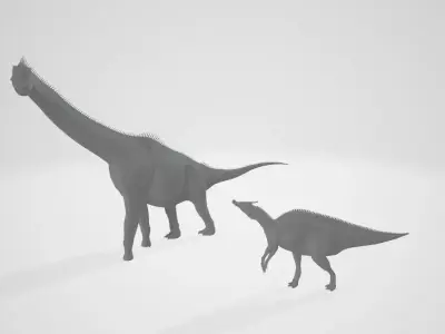 dinosaur 3D print model 2