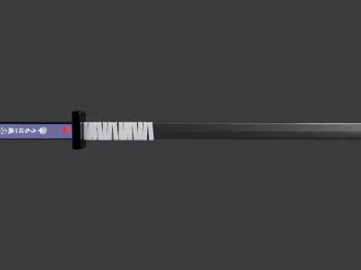 ITACHI UCHIHA SWORD FROM NARUTO Low-poly 3D model