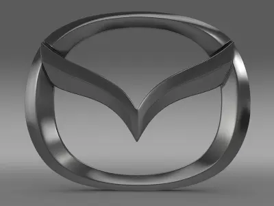 mazda logo 3D model from CGTrader