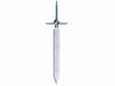Sword 9 Low-poly 3D model