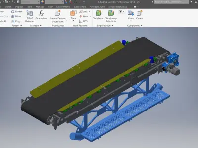 Conveyor belt 3d model 3D model purchase
