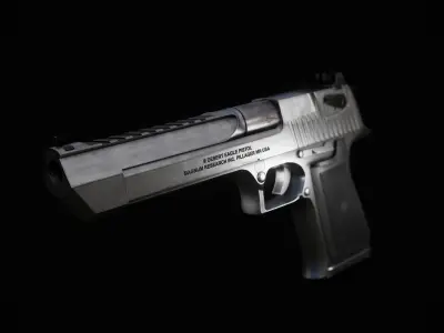 Desert Eagle Pistol Low-poly 3D model purchase