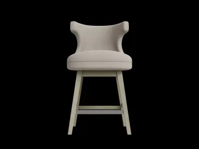 37 Inch Swivel Counter Stool 3D model