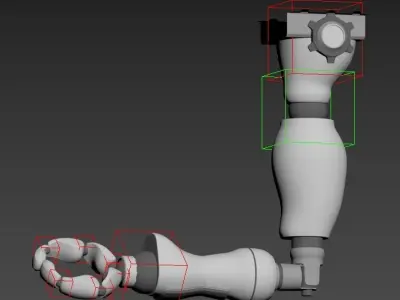 3D Robotic Arm 3D model