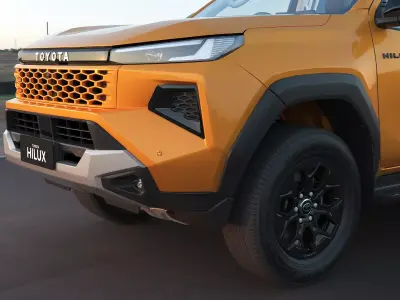 2026 Toyota Hilux Rogue with interior 3D model