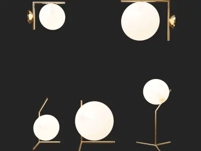 FLOS IC Lights Family Part I 3D model