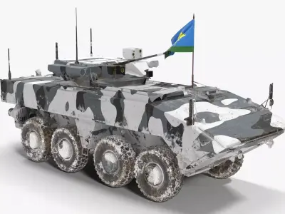 VPK-7829 Bumerang Urban Dirt Low-poly 3D model