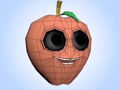 Apple 3D model