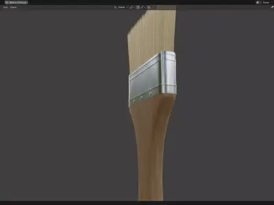Paint Brush 3D model purchase