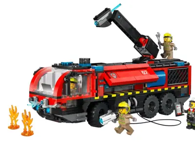 TwindBricks3D - 60499 Airport Fire Truck 3D print model