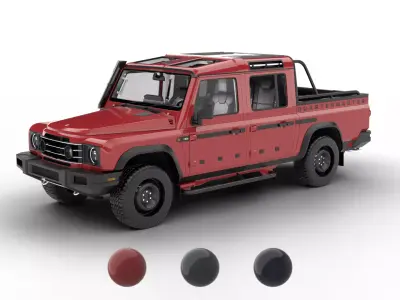 Ineos Grenadier Quartermaster Trialmaster 2024 3d model 3D model