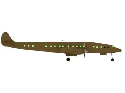 CONSTELA military plane 3D model