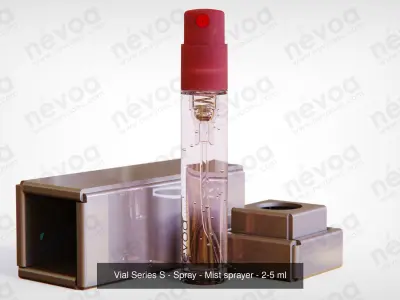 Vials Series S - Spray - Mist sprayer - 1-5 - 5 ml 3D Model Pack