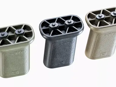 Foregrip Magpul BCM Low-poly 3D model