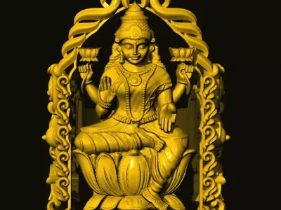 lakshmi devi 3D print model