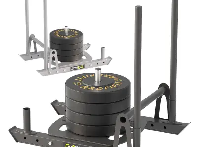 DHZ functional training sled 3D model