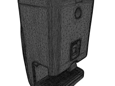 Futuristic WallMounted Smart Dispenser 3D model purchase