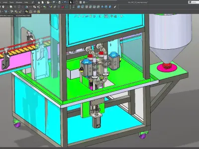 FILLING MACHINE  SOLIDWORKS 2018 3D model