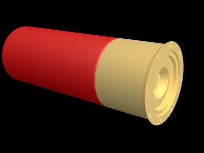 12Bore Bullet 3D model