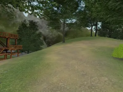 Fantasy Village By The River 3D model