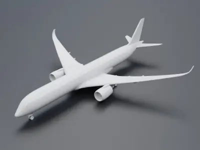 Airbus  A350 -800 -900 -100 Pack 3D model