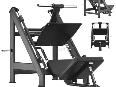 E-7056 Leg Press 3D model