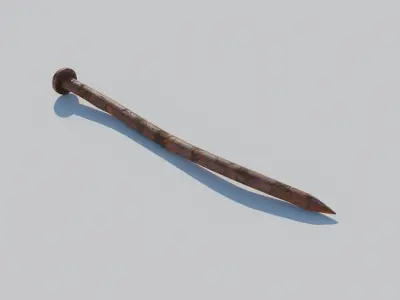 Rusty Nail 3D model