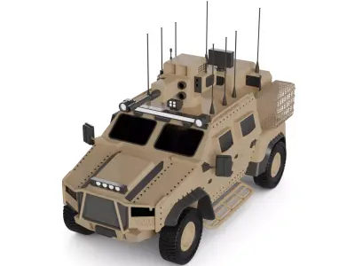 Military JLTV 3D model by vanshpapneja884 - PBR