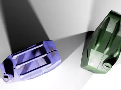 Realistic Gas Container 3D Model-Low-Poly Game-Ready PBR Low-poly 3D model