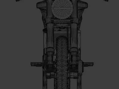 Husqvarna Svartpilen Low-poly 3D model
