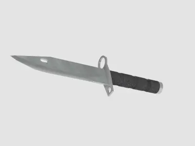 Low Poly M9 Bayonet knife Low-poly 3D model