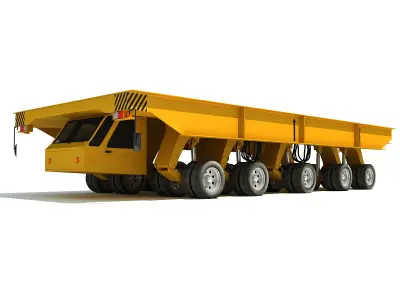 Shipyard Transporter Vehicle 3D model