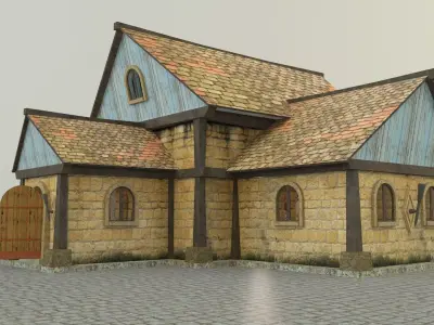 Medieval house 3D model order