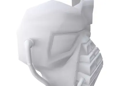 Immortal Mask Low-poly 3D model