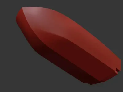 Simple Boat 3d Model Free 3D model