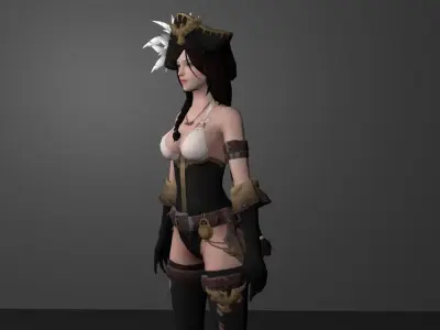 pirate ava 3D model